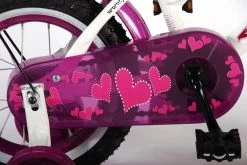 Volare Heart Cruiser Kinderfiets - Meisjes - 12 Inch - Wit Paars -Extreem Snel Rijden 1200x802 2