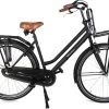Wheelerz.nl Transportfiets 28 Inch 57 Cm Matzwart | Unisex