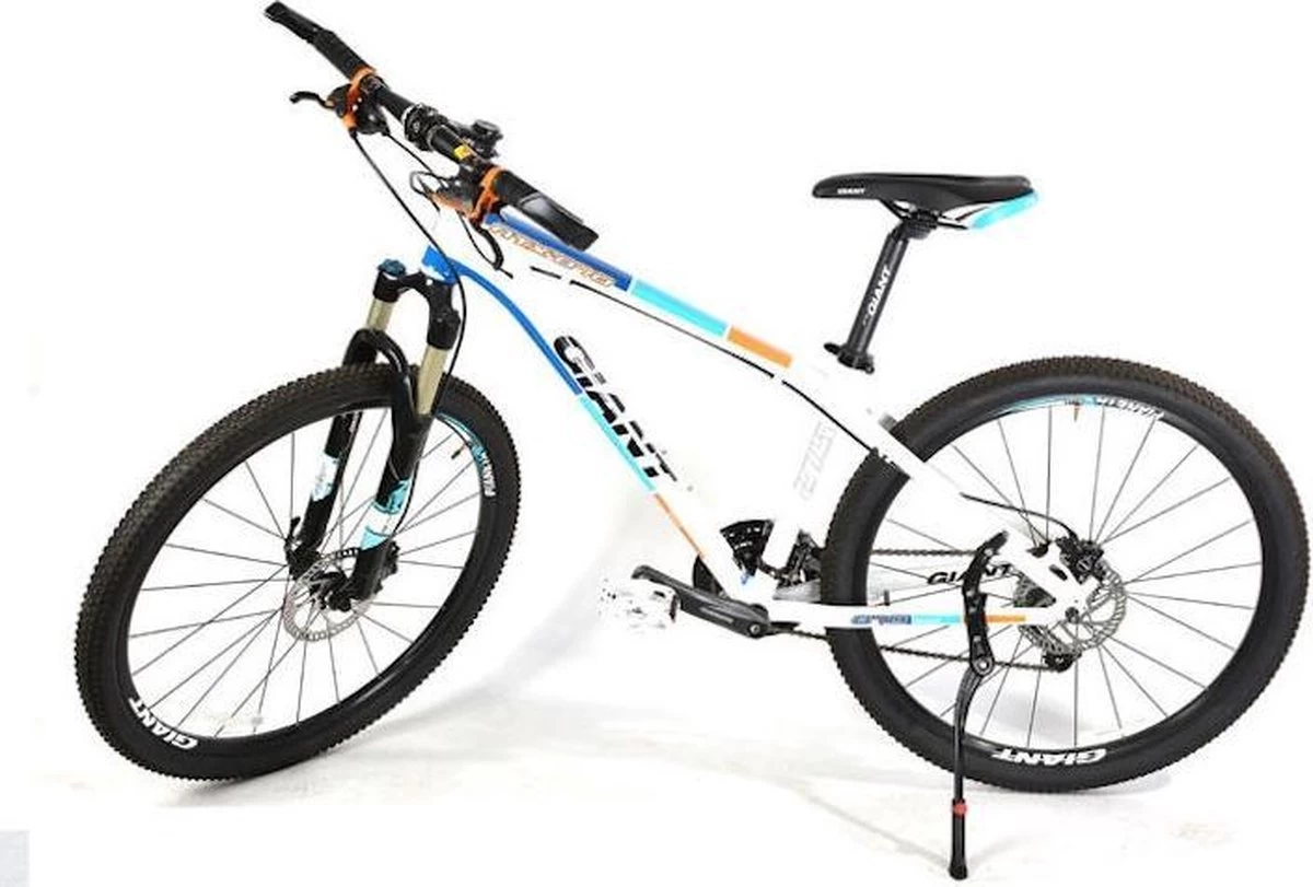 Decopatent® PRO Fietsstandaard - 24- 29 Inch - Mountainbike Standaard - Verstelbaar 46 -> 50 Cm - Fietsenstandaard - Zijstandaard 6 Decopatent® PRO Fietsstandaard - 24- 29 Inch - Mountainbike Standaard - Verstelbaar 46 -> 50 Cm - Fietsenstandaard - Zijstandaard - Afbeelding 4