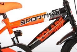 Volare Sportivo Kinderfiets - Jongens - 16 Inch - Neon Oranje Zwart - 95% Afgemonteerd -Extreem Snel Rijden 1200x811