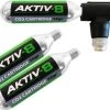 Aktiv-8 CO2 Set Inclusief Adapter En 3x 16gr Patroon Met Schroefdraad
