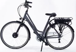 Amigo E-Vibe D1 - Elektrische Stadsfiets Voor Dames - Met 7 Versnellingen - Matgrijs -Extreem Snel Rijden 1200x827 1