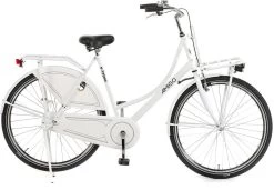 Amigo Eclypse Transportfiets 28 Inch - Omafiets Met Voordrager - Wit