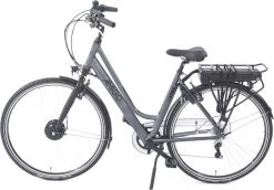 Amigo E-Vibe D1 - Elektrische Stadsfiets Voor Dames - Met 7 Versnellingen - Matgrijs -Extreem Snel Rijden 1200x836 1