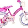 Volare Disney Minnie Cutest Ever! - Kinderfiets - Meisjes - 14 Inch - Roze -Extreem Snel Rijden 1200x838