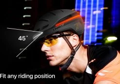 Livall EVO21 Black Medium - (Smart) Fietshelm - SOS Functie - LED Richtingaanwijzers - Smart Verlichting -Extreem Snel Rijden 1200x841 2