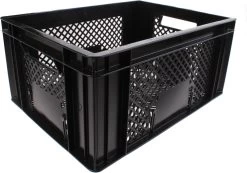 Hi-point Fietskrat Kunststof 18 Liter Zwart