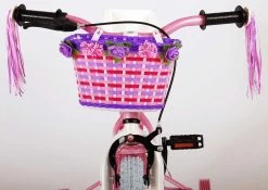 Volare Rose Kinderfiets - Meisjes - 14 Inch - Roze Wit - 95% Afgemonteerd -Extreem Snel Rijden 1200x848 5