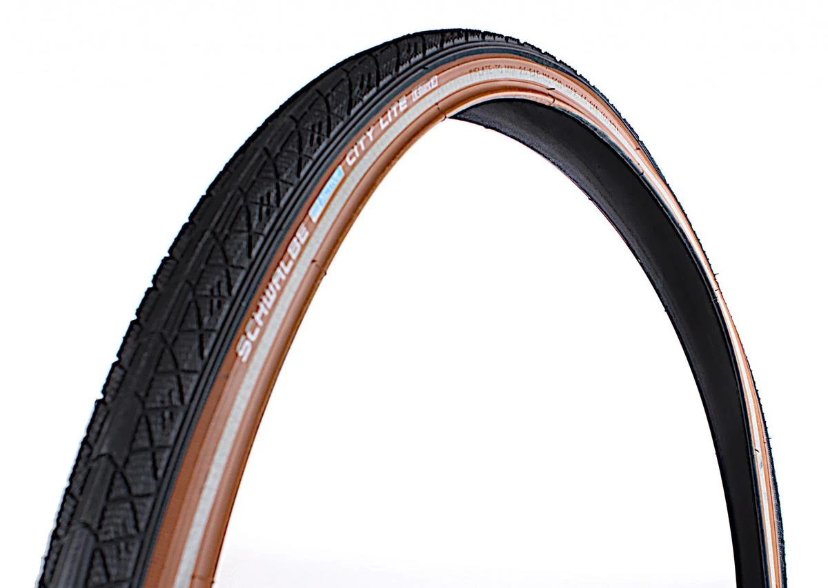 Schwalbe Buitenband City Lite 28 X 1 5/8 X 1 3/8 (37-622) Zwart/bruin 3 Schwalbe Buitenband City Lite 28 X 1 5/8 X 1 3/8 (37-622) Zwart/bruin