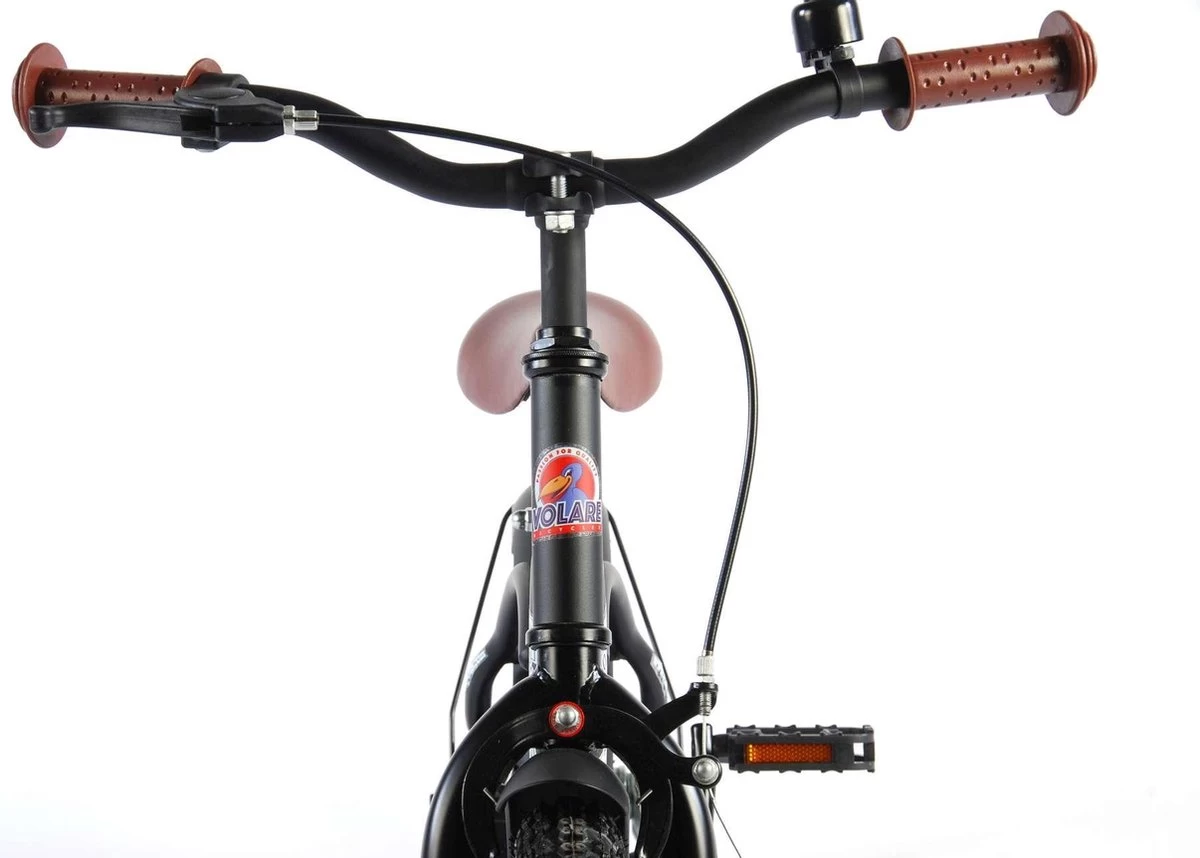 Volare Black Cruiser Kinderfiets - Jongens - 14 Inch - Zwart - 95% Afgemonteerd 17 Volare Black Cruiser Kinderfiets - Jongens - 14 Inch - Zwart - 95% Afgemonteerd - Afbeelding 15