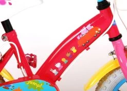 Volare Peppa Pig Kinderfiets - Meisjes - 12 Inch - Roze - 2 Handremmen -Extreem Snel Rijden 1200x858 4