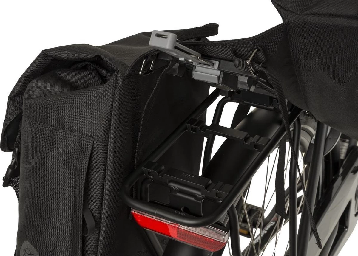 AGU Essentials DWR Dubbele Fietstas Urban Klickfix Zwart - 36 L 8 AGU Essentials DWR Dubbele Fietstas Urban Klickfix Zwart - 36 L - Afbeelding 6