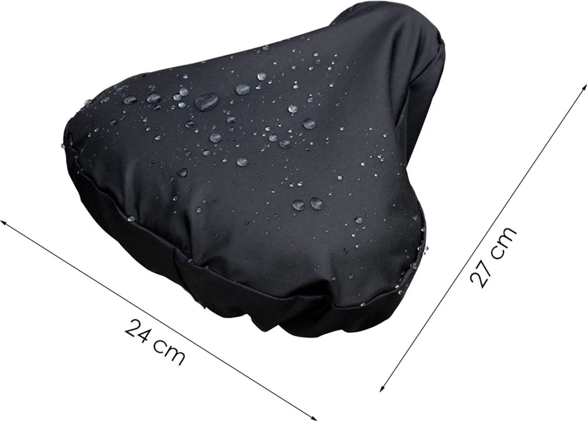 Zadelhoes - 2 Stuks - Zwart - Universeel - Bescherming Van Je Zadel Tegen Weer En Wind 5 Zadelhoes - 2 Stuks - Zwart - Universeel - Bescherming Van Je Zadel Tegen Weer En Wind - Afbeelding 3