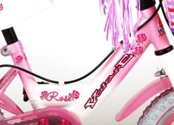 Volare Rose Kinderfiets - Meisjes - 12 Inch - Roze - 2 Handremmen -Extreem Snel Rijden 1200x867 2