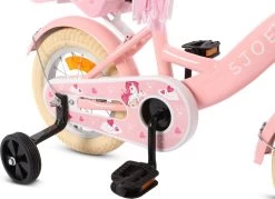 SJOEF Dolly Meisjesfiets 12 Inch - Roze -Extreem Snel Rijden 1200x868