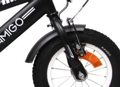 Amigo BMX Fun Jongensfiets - Kinderfiets 12 Inch - Matzwart -Extreem Snel Rijden 1200x873 11