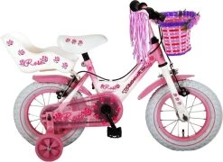 Volare Rose Kinderfiets - Meisjes - 12 Inch - Roze - 2 Handremmen -Extreem Snel Rijden 1200x876 2