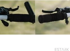 ESTARK® - Fietshandvatten - Zacht - Handvatten - Universeel - Fiets - Grips - Extra Grip – Fietshandvaten - Handvaten - Handig Te Monteren - Anti-slip – Fietsen – Stuur – Bikegrips - Zacht - Soft – Zwart (SZ) -Extreem Snel Rijden 1200x878 3