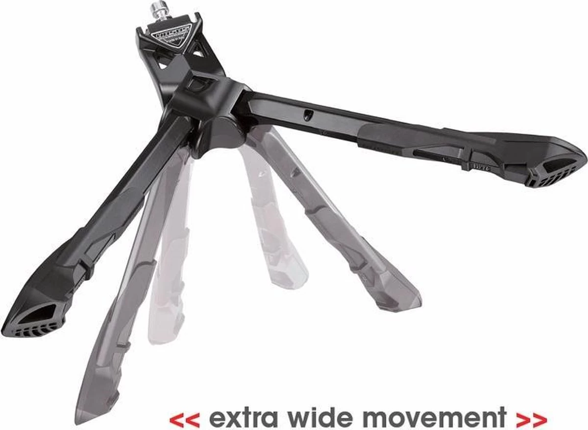 Middenstandaard Ursus Jumbo 2-poot 30cm - Zwart 7 Middenstandaard Ursus Jumbo 2-poot 30cm - Zwart - Afbeelding 5