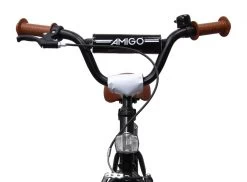 Amigo BMX Fun Jongensfiets - Kinderfiets 16 Inch - Matzwart -Extreem Snel Rijden 1200x884