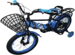 Kinderfiets - 14 Inch Kinderfiets -vanaf 3-5 Jaar Jongens En Meisjes Fietsen - Terugtrap -Rem -Stabilisatoren(2 Zijwieltjes)- Mandje - Achterbank - Blauw 24 Kinderfiets - 14 Inch Kinderfiets -vanaf 3-5 Jaar Jongens En Meisjes Fietsen - Terugtrap -Rem -Stabilisatoren(2 Zijwieltjes)- Mandje - Achterbank - Blauw -Extreem Snel Rijden 1200x886