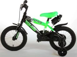 Volare Sportivo Kinderfiets - Jongens - 14 Inch - Neon Groen/Zwart - 95% Afgemonteerd -Extreem Snel Rijden 1200x889 3