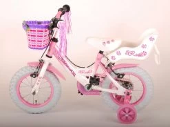 Volare Rose Kinderfiets - Meisjes - 12 Inch - Roze - 2 Handremmen -Extreem Snel Rijden 1200x893 2