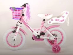 Volare Rose Kinderfiets - 12 Inch - Meisjes - Roze/wit - 95% Afgemonteerd -Extreem Snel Rijden 1200x895 2