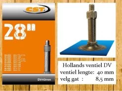 CST | Binnenband Fiets | Hollands Ventiel | 28 Inch | Normaal Ventiel | 40 Mm - 28 X 1 3/8 - 1 1/8 - 1 1/2 - 150 | 37-622 | 15 CST | Binnenband Fiets | Hollands Ventiel | 28 Inch | Normaal Ventiel | 40 Mm - 28 X 1 3/8 - 1 1/8 - 1 1/2 - 150 | 37-622 | -Extreem Snel Rijden 1200x899 9