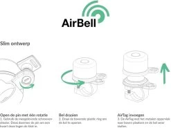 AirBell Fietsbel Voor Apple AirTag - Diefstalbeveiliging - Fietsbel -Extreem Snel Rijden 1200x901 13
