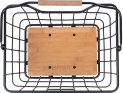 Basil Nordland Fietsmand - Voor Of Achter - Zwart/Bruin - 23 Liter -Extreem Snel Rijden 1200x906 11