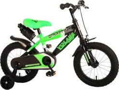 Volare Sportivo Kinderfiets - Jongens - 14 Inch - Neon Groen/Zwart - 95% Afgemonteerd -Extreem Snel Rijden 1200x906 4