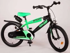 Volare Sportivo Kinderfiets - Jongens - 18 Inch - Neon Groen Zwart - 95% Afgemonteerd -Extreem Snel Rijden 1200x908