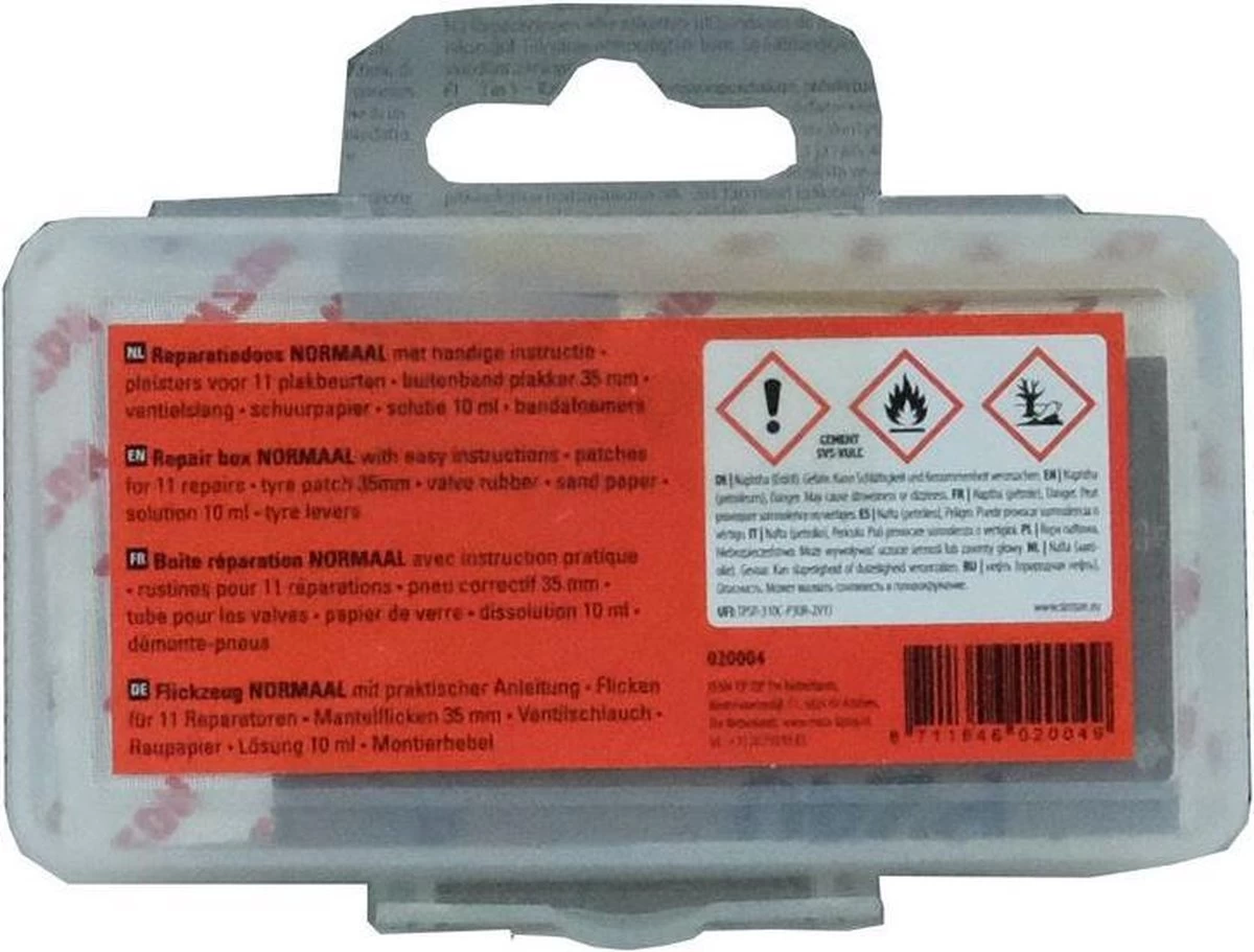 Simson Bandenreparatieset - Bandenplakset Compleet - Type Normaal T.b.v. Fiets - 7 Delig 8 Simson Bandenreparatieset - Bandenplakset Compleet - Type Normaal T.b.v. Fiets - 7 Delig - Afbeelding 6