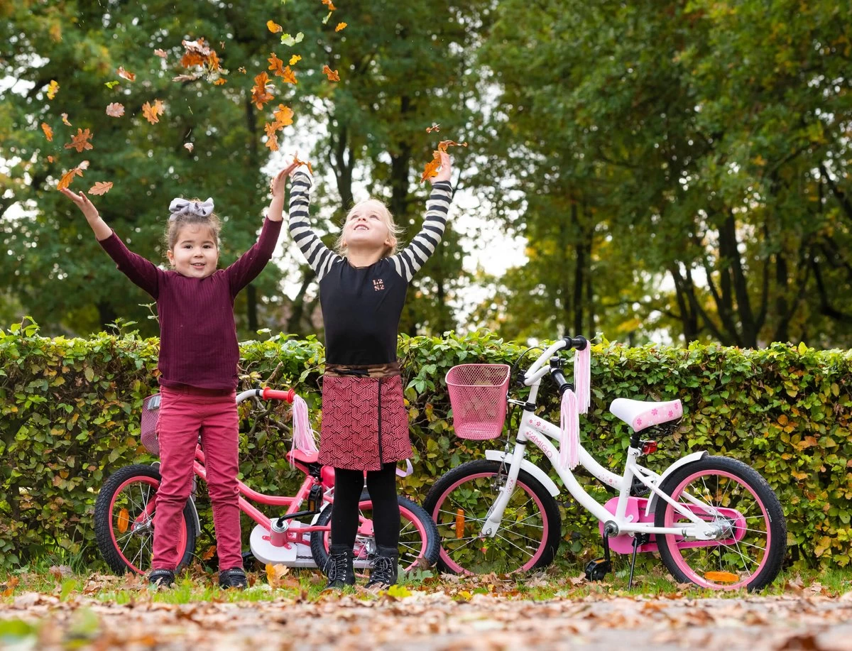 Amigo Flower Meisjesfiets - Kinderfiets 18 Inch - Wit 7 Amigo Flower Meisjesfiets - Kinderfiets 18 Inch - Wit - Afbeelding 5