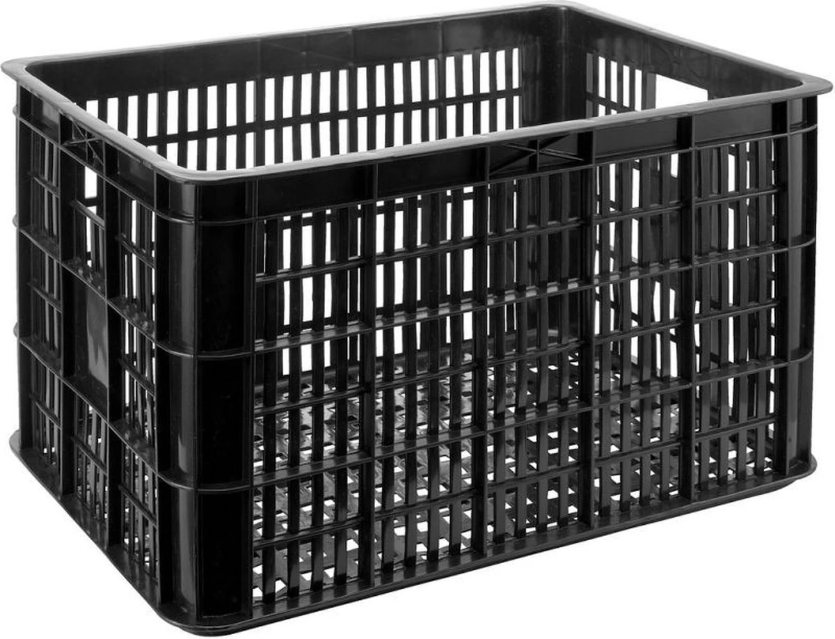 Lastpak Fietskrat Groot - Zwart - 46 L 5 Lastpak Fietskrat Groot - Zwart - 46 L - Afbeelding 3