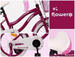 Amigo Flower Meisjesfiets - Kinderfiets 16 Inch - Paars 20 Amigo Flower Meisjesfiets - Kinderfiets 16 Inch - Paars -Extreem Snel Rijden 1200x920 9