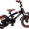 Amigo 2Cool Jongensfiets - Kinderfiets 12 Inch - Matzwart -Extreem Snel Rijden 1200x923