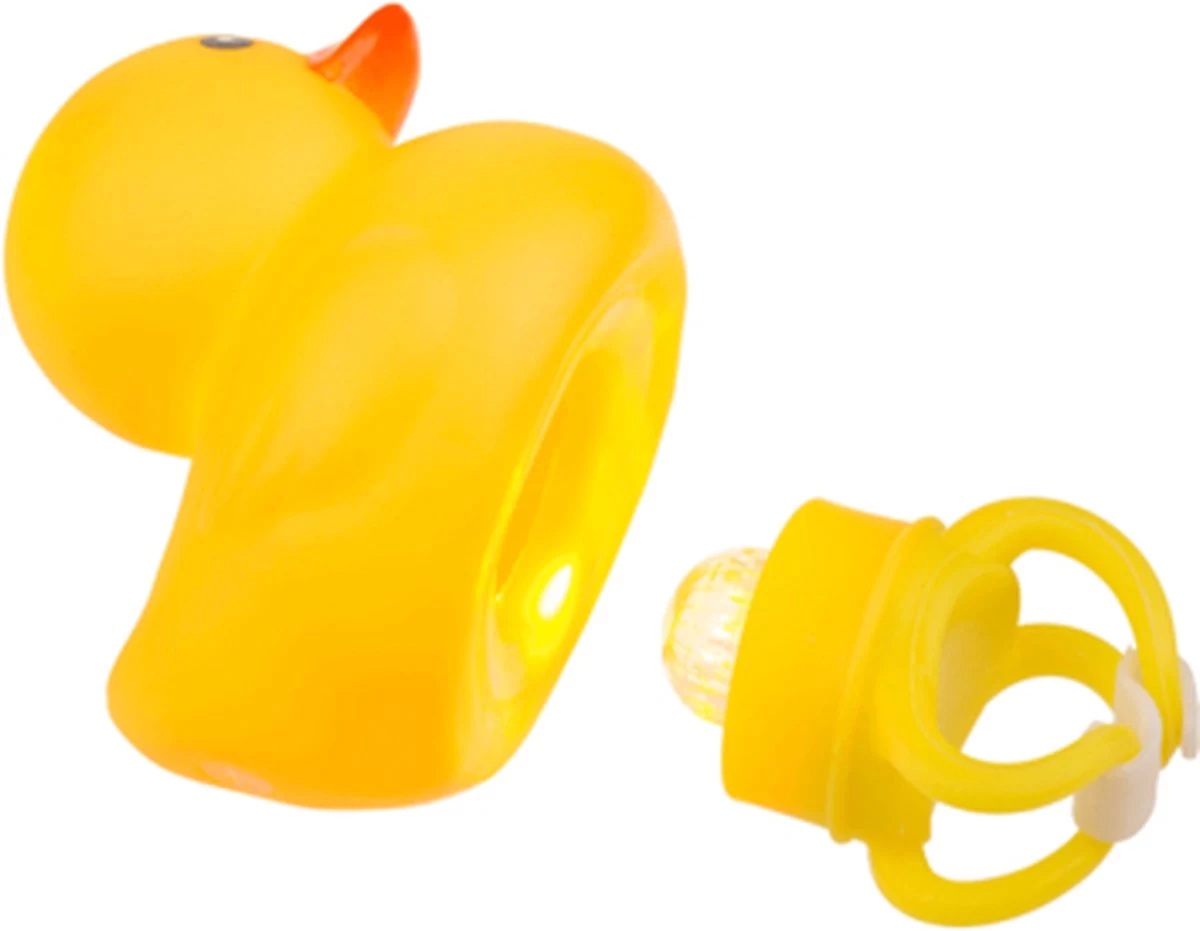 Merkloos Piepende Eend Met Led Licht Voor Op De Fiets 10 Merkloos Piepende Eend Met Led Licht Voor Op De Fiets - Afbeelding 8
