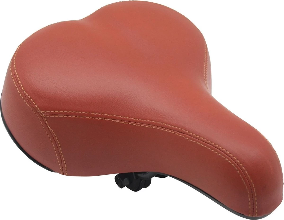 Benson Comfort Gel Fietszadel - Bruin 4 Benson Comfort Gel Fietszadel - Bruin - Afbeelding 2