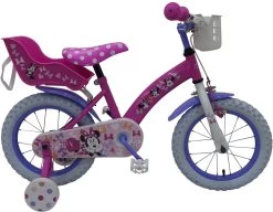 Volare Disney Minnie Cutest Ever! - Kinderfiets - Meisjes - 14 Inch - Roze -Extreem Snel Rijden 1200x934