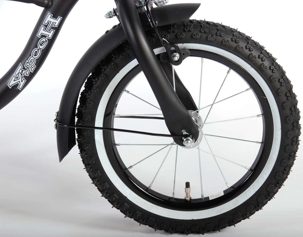 Volare Black Cruiser Kinderfiets - Jongens - 14 Inch - Zwart - 95% Afgemonteerd 10 Volare Black Cruiser Kinderfiets - Jongens - 14 Inch - Zwart - 95% Afgemonteerd - Afbeelding 8