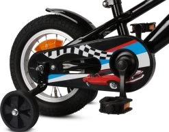 SJOEF Race Jongensfiets 12 Inch - Zwart -Extreem Snel Rijden 1200x939