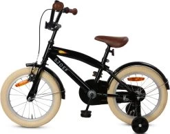 SJOEF Cruise Jongensfiets 16 Inch - Zwart -Extreem Snel Rijden 1200x943 4