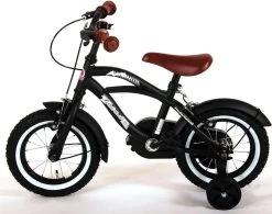 Volare Black Cruiser Kinderfiets - Jongens - 12 Inch - Zwart - 2 Handremmen -Extreem Snel Rijden 1200x947 1