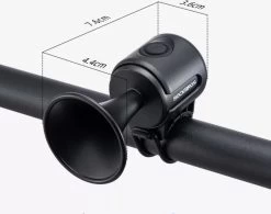 Rockbros Elektrische Fietshoorn - Fietsbellen - Fietstoeter - Zwart - Waterbestendig -Extreem Snel Rijden 1200x949 2