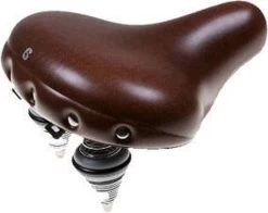 Selle Comfort Fietszadel Drifter - Bruin - Met Zwarte Hangveren -Extreem Snel Rijden 1200x950 5