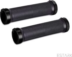 ESTARK® - Fietshandvatten - Lock-On - Handvatten - Universeel - Fiets – Mountainbike – Professioneel - Grips - Extra Grip – Fietshandvaten -Handvaten - Handig Te Monteren - Anti-slip – Fietsen – Stuur – Bikegrips – Lock-on Aanspanbaar - Zwart - LO-zw -Extreem Snel Rijden 1200x951 6