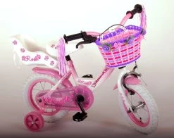 Volare Rose Kinderfiets - 12 Inch - Meisjes - Roze/wit - 95% Afgemonteerd -Extreem Snel Rijden 1200x952 3