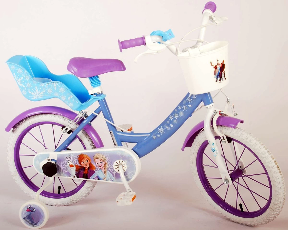 Disney Frozen 2 Kinderfiets - Meisjes - 16 Inch - Blauw - Twee Handremmen 7 Disney Frozen 2 Kinderfiets - Meisjes - 16 Inch - Blauw - Twee Handremmen - Afbeelding 5
